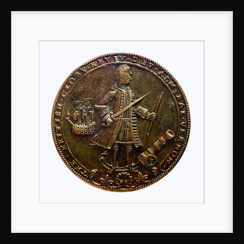 Medal commemorating Admiral Edward Vernon (1684-1757) and the capture of Porto Bello, 1739; obverse by unknown