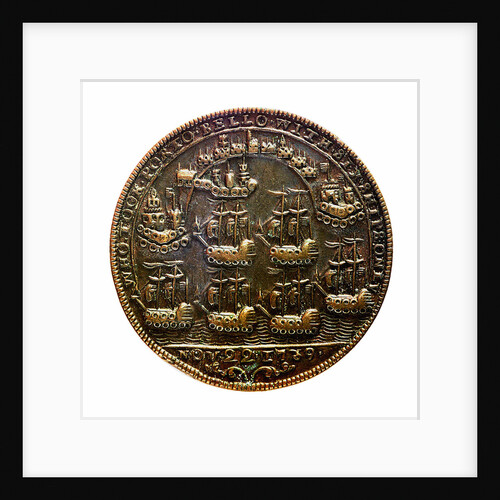 Medal commemorating Admiral Edward Vernon (1684-1757) and the capture of Porto Bello, 1739; reverse by unknown