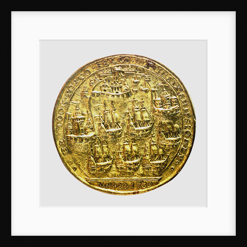 Medal commemorating Admiral Edward Vernon (1684-1757) and the capture of Porto Bello, 1739; reverse by unknown