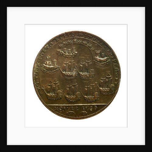 Medal commemorating Admiral Edward Vernon (1684-1757) and the capture of Porto Bello, 1739; reverse by unknown