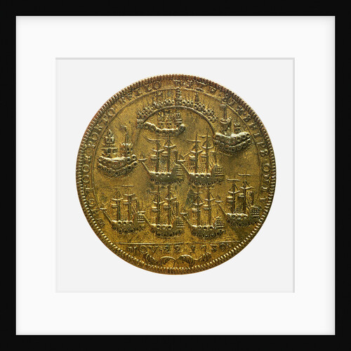 Medal commemorating Admiral Edward Vernon (1684-1757) and the capture of Porto Bello, 1739; reverse by unknown