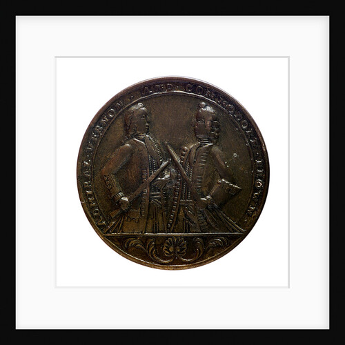 Medal commemorating Admiral Edward Vernon (1684-1757) and the capture of Porto Bello, 1739; obverse by unknown