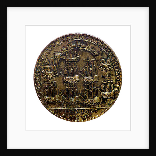 Medal commemorating Admiral Edward Vernon (1684-1757) and the capture of Porto Bello, 1739; reverse by unknown
