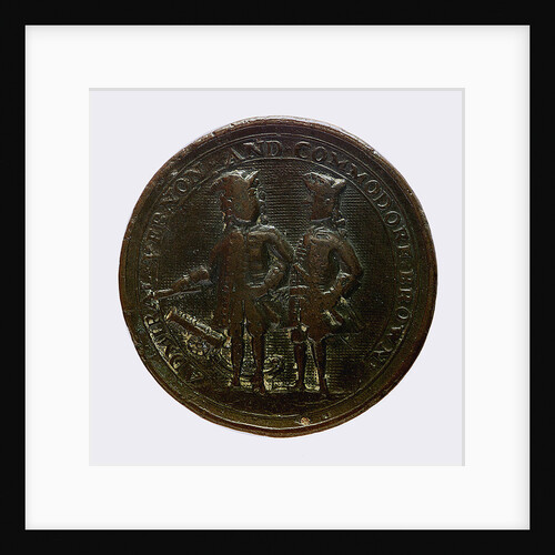 Medal commemorating Admiral Edward Vernon (1684-1757) and the capture of Porto Bello, 1739; obverse by unknown