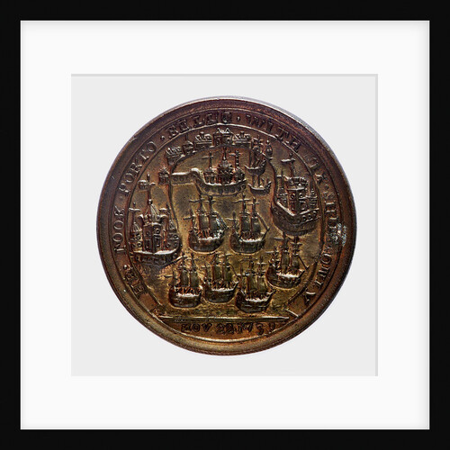 Medal commemorating Admiral Edward Vernon (1684-1757) and the capture of Porto Bello, 1739; reverse by unknown