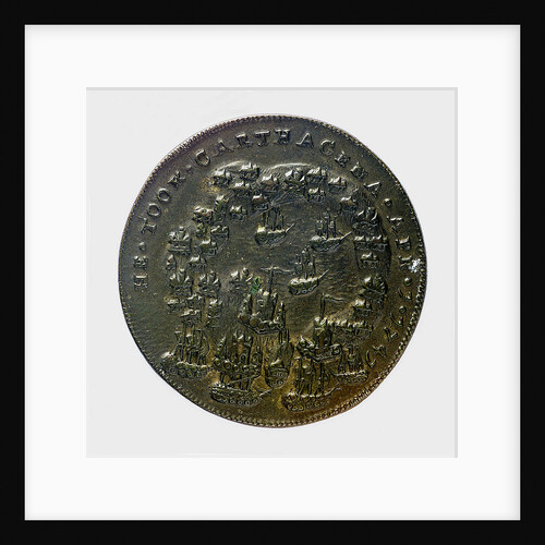 Medal commemorating Vernon's attack on Cartagena, 1741; reverse by unknown