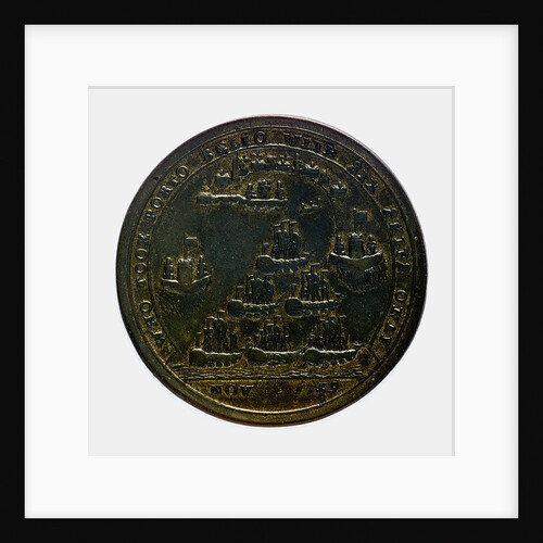 Medal commemorating Admiral Edward Vernon (1684-1757) and the capture of Porto Bello, 1739; reverse by G. Bradbury