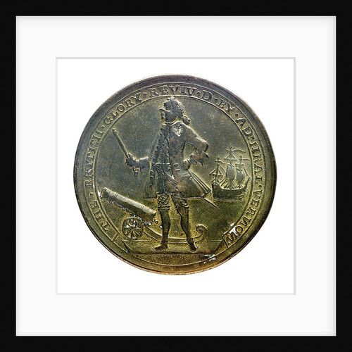 Medal commemorating Vernon's attack on Cartagena, 1741; obverse by unknown