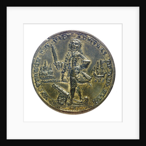 Medal commemorating Vernon's capture of Porto Bello, 1739 and proposed attack on Havana 1741; obverse by unknown
