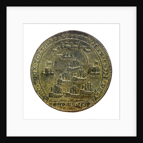 Medal commemorating Vernon's capture of Porto Bello, 1739 and proposed attack on Havana 1741; reverse by Unknown