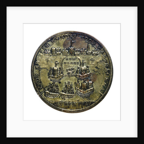 Medal commemorating Admiral Edward Vernon (1684-1757) and Admiral Sir Chaloner Ogle (1681?-1750), the attack on Cartagena, 1741; reverse by unknown