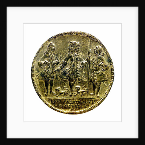 Medal commemorating Admiral Edward Vernon (1684-1757) and Admiral Edward Vernon (1684-1757), capture of Porto Bello, 1739; obverse by unknown