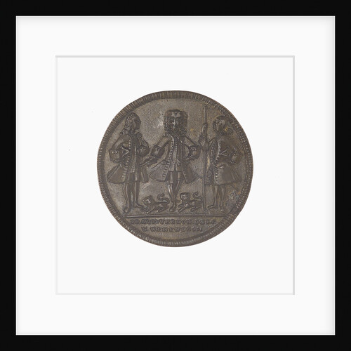 Medal commemorating Admiral Edward Vernon (1684-1757), Admiral Sir Chaloner Ogle (1681?-1750) and General Thomas Wentworth, the attack on Cartagena, 1741 by unknown