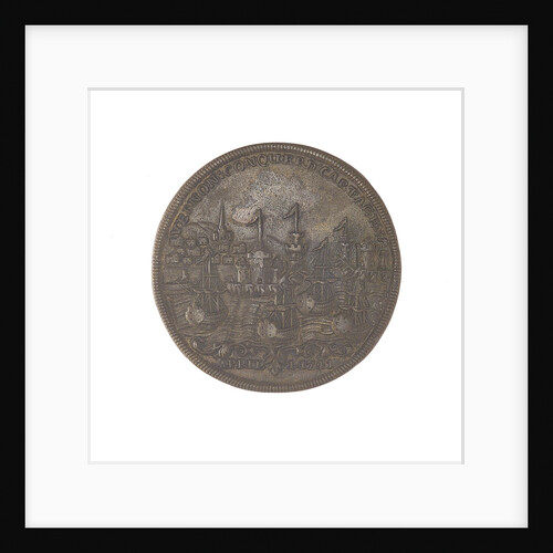 Medal commemorating Admiral Edward Vernon (1684-1757), Admiral Sir Chaloner Ogle (1681?-1750) and General Thomas Wentworth, the attack on Cartagena, 1741 by unknown