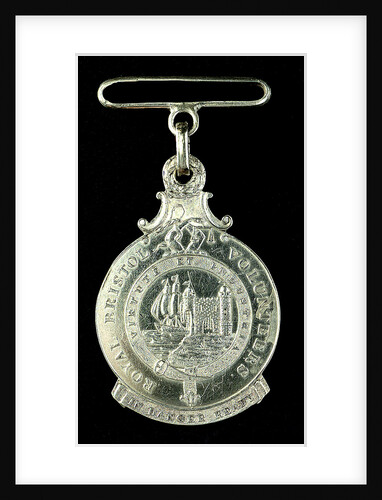 Badge commemorating the Royal Bristol Volunteers; obverse by unknown