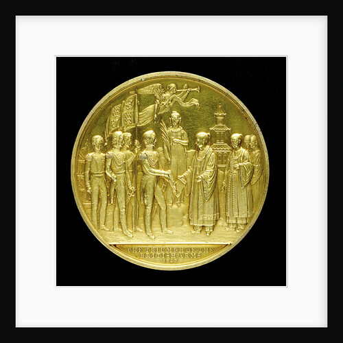Commemorative medal depicting the end of the war with China, 1842; reverse by Davis