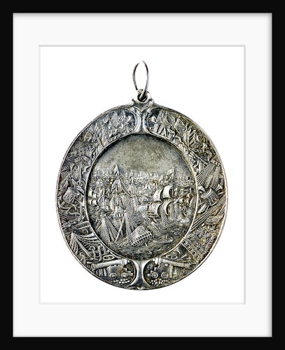 Naval reward medal; reverse by Thomas Simon