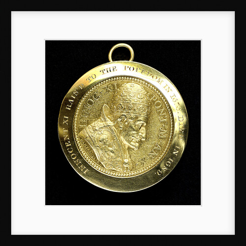 Papal reward medal commemorating Pope Innocent XI; obverse by Hameranus