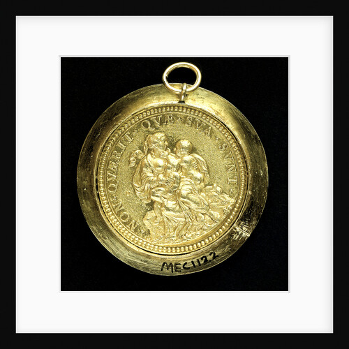 Papal reward medal commemorating Pope Innocent XI; reverse by Hameranus