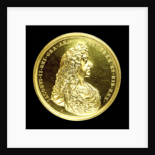 Naval reward medal; obverse by J. Roettier