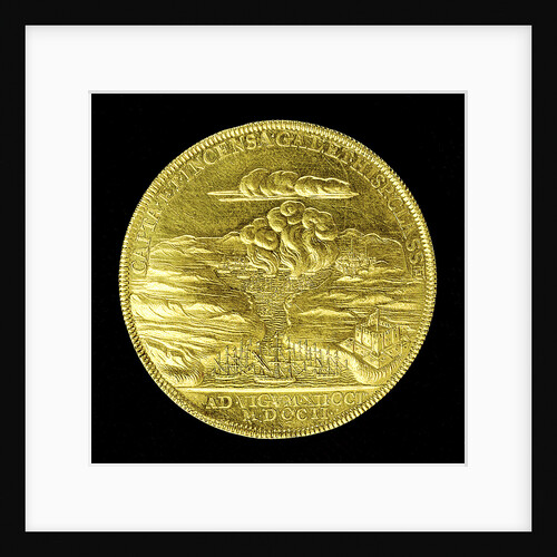 Medal commemorating the Expedition to Vigo Bay, 1702; reverse by J. Croker