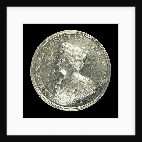 Medal commemorating the capture of Gibraltar and action off Malaga, 1704; obverse by John Croker