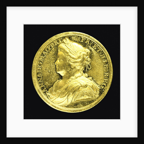 Medal commemorating the Peace of Utrecht, 1713; obverse by J. Croker