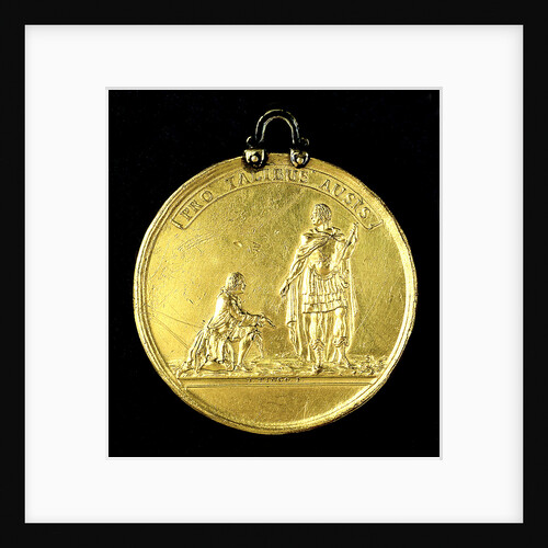 Medal commemorating the Spanish galleys destroyed, 1742; obverse by Thomas Pingo