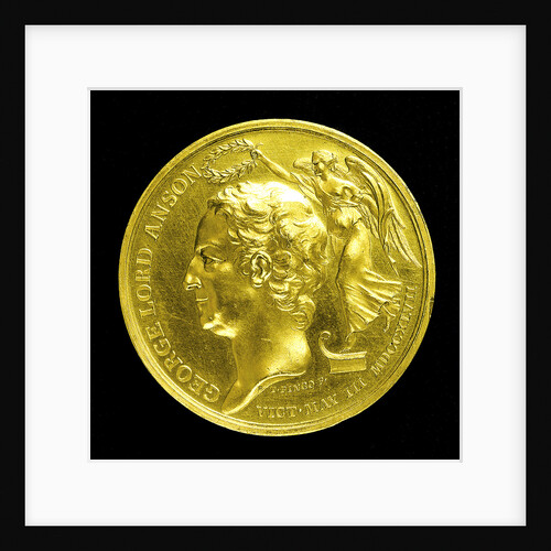 Medal commemorating the Battle of Cape Finisterre, 1747 and Admiral Lord Anson's voyage, 1740-4; obverse by Thomas Pingo