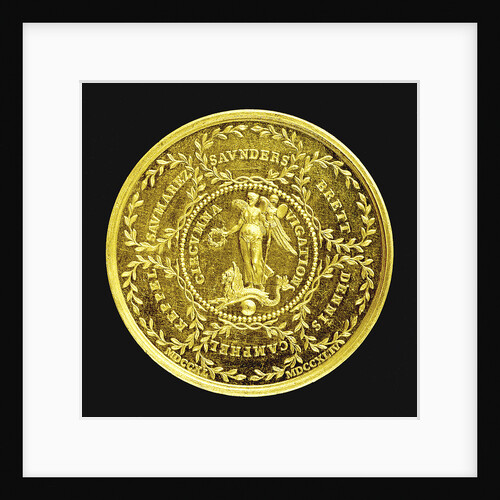 Medal commemorating the Battle of Cape Finisterre, 1747 and Admiral Lord Anson's voyage, 1740-4; reverse by Thomas Pingo