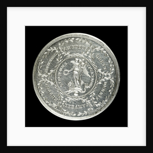 Medal commemorating the Battle of Cape Finisterre and Admiral Lord Anson's voyage, 1740-4; reverse by Thomas Pingo