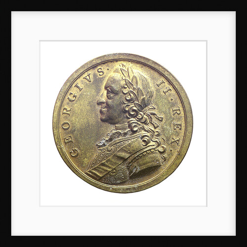 Medal commemorating the British victories of 1759; obverse by unknown