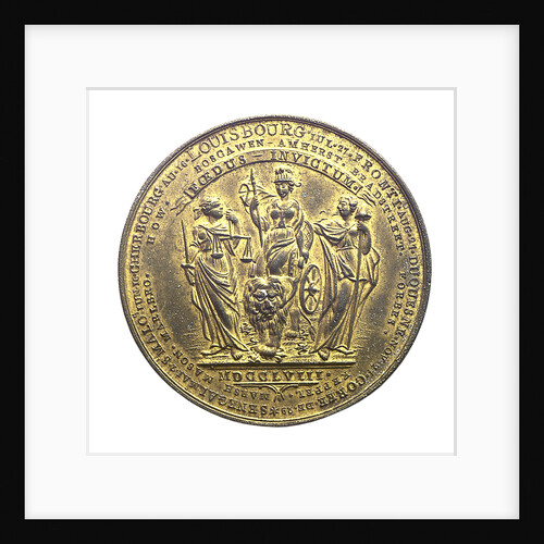 Medal commemorating the successes of 1758; reverse by Thomas Pingo
