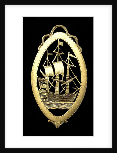 Badge commemorating the Battle of the Saints, 1782; reverse by unknown
