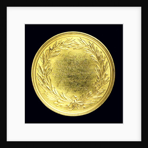 Medal commemorating the Society of Naval Architecture; reverse by J. Milton