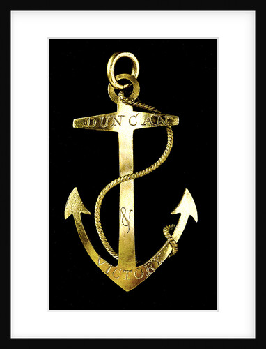 Badge commemorating the Battle of Camperdown and Admiral of the Fleet, Adam Duncan (1731-1804); obverse by unknown