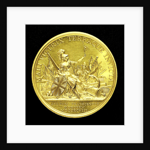 Medal commemorating the British victories of 1798; obverse by Heinrich Kuchler