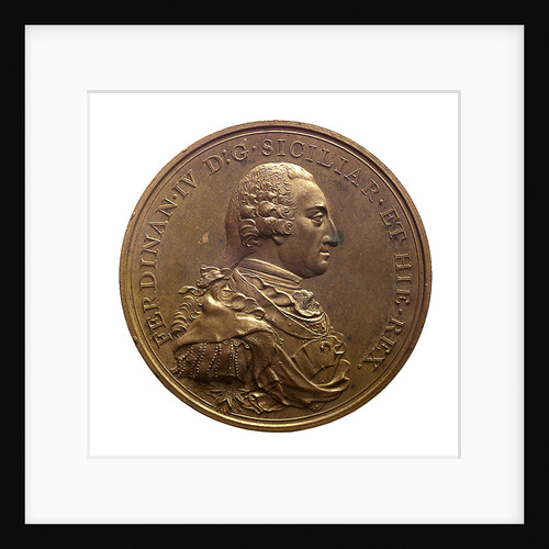 Medal commemorating King Ferdinand IV re-established at Naples, 1799 by Heinrich Kuchler