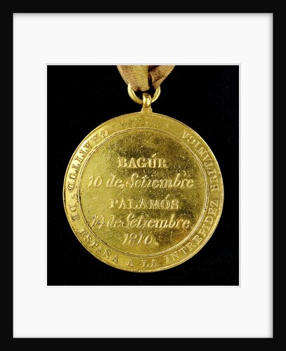 Medal commemorating Bagur and Palamos, 1810; reverse by Unknown
