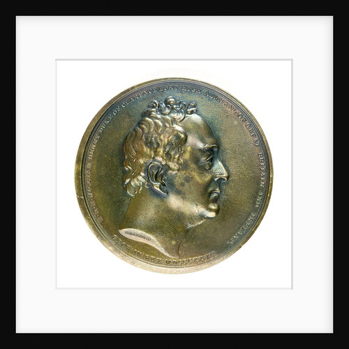 Medal commemorating the Duke of Clarence, Lord High Admiral; reverse by F. Henning