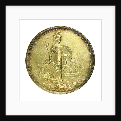Medal commemorating the Duke of Clarence, Lord High Admiral; reverse by F. Henning