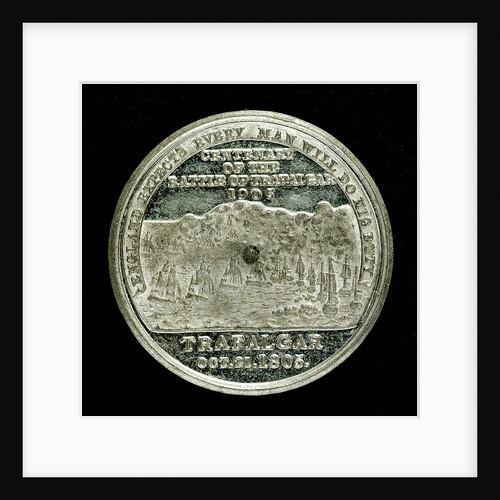 Medal commemorating the Trafalgar Centenary, 1905; reverse by Spink & Son Ltd.