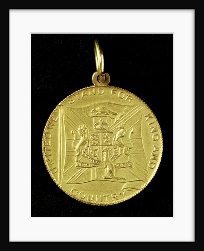 Medal commemorating the declaration of war, 1914; obverse by unknown