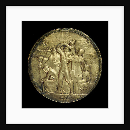 Medal commemorating the 350th anniversary of the sailing of the 'Mayflower', 1620-1970; obverse by Paul Vincze