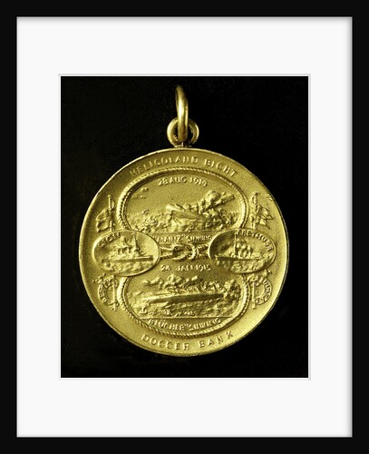 Medal commemorating the Heligoland Bight, 1914 and Dogger Bank, 1915; obverse by Marquis of Milford Haven