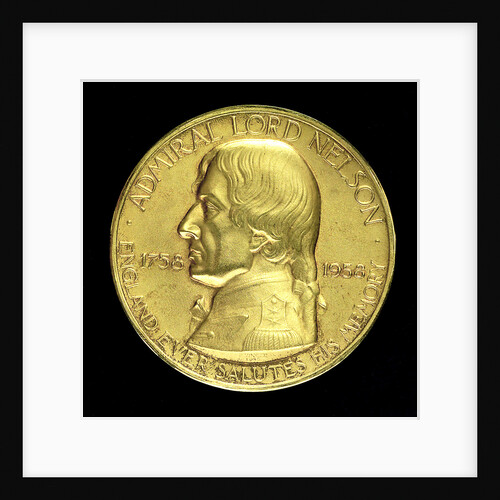 Medal commemorating the 200th anniversary of the birth of  Vice-Admiral Horatio Nelson, 1958; reverse by Paul Vincze