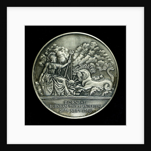 Medal commemorating the 200th anniversary of the birth of  Vice-Admiral Horatio Nelson, 1958; reverse by Paul Vincze