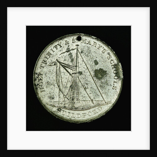 Medal commemorating Trinity & St Mary's Schools, Guildford; reverse by unknown