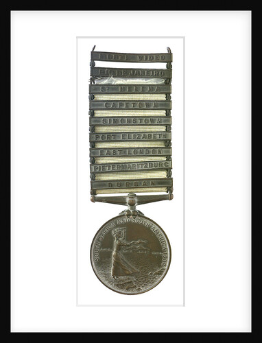 Medal commemorating the visit of the second Cruiser squadron to South Africa and South America, 1908; obverse by unknown