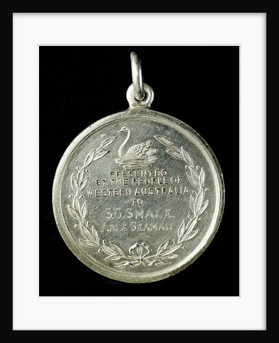 Medal commemorating the destruction of the 'Emden', 1914; reverse by A.W.
